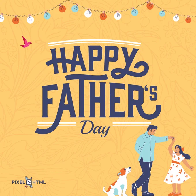 Fathers Day wishes by Pixel2HTML
