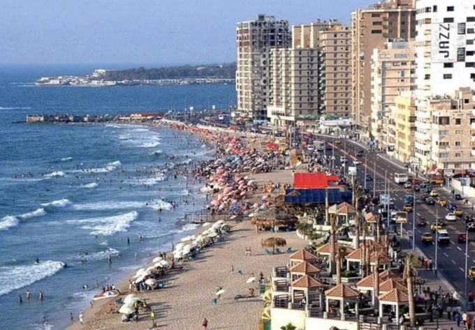Ehemaliger Strand in Alexandria.
