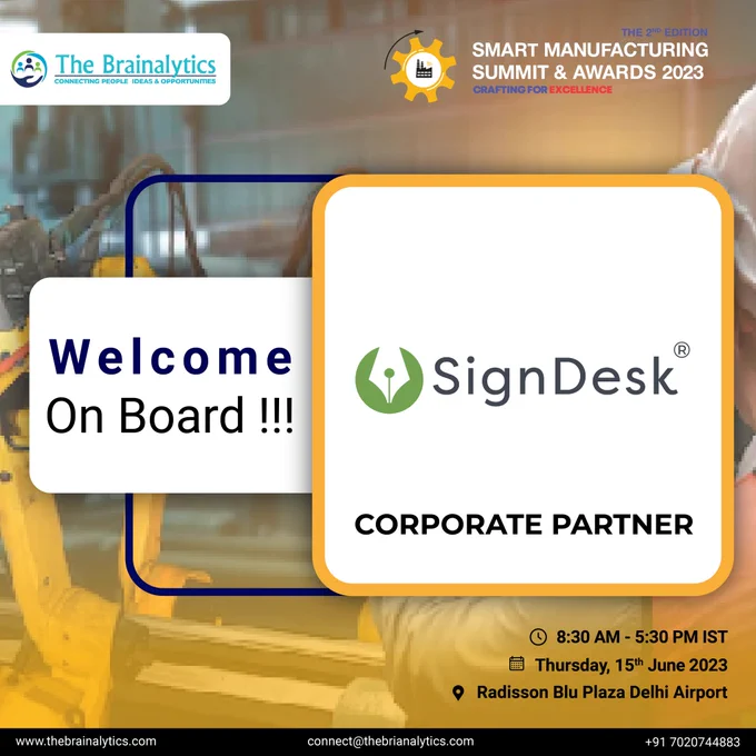 Join us on our Summit where experts from the Manufacturing Sector will be sharing their valuable insights on the current trends of the Sector. Grab this opportunity of 𝑰𝒏𝒕𝒆𝒓𝒂𝒄𝒕𝒊𝒏𝒈, 𝑬𝒏𝒈𝒂𝒈𝒊𝒏𝒈 𝒂𝒏𝒅 𝒆𝒗𝒐𝒍𝒗𝒊𝒏𝒈 yourself with new development in the Industry.