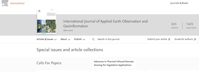 The scope of this special issue encompasses various aspects of TIR remote sensing applications but is not limited to the following aspects:

Technological advancements in satellite, airborne, and unmanned aerial vehicle (UAV) platforms;
Advancement in the retrieval of land surface emissivity and land surface temperature.
Methodological advancements in TIR data processing;
Fusion of TIR data with other remote sensing applications such as LiDAR data and synergistic use of TIR data with other spectral domain data; and
Understanding ecosystem processes and changes by means of TIR data.