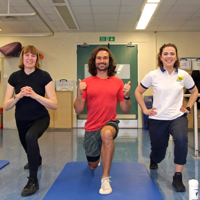 Photo of Carol Webb, Joe Wicks and Milly Khan