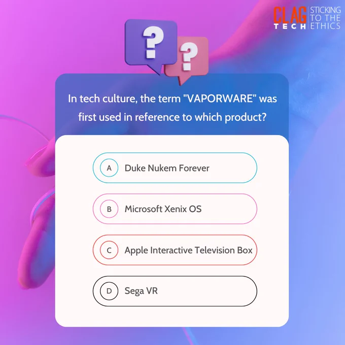 Tech trivia question by clagtech pvt ltd