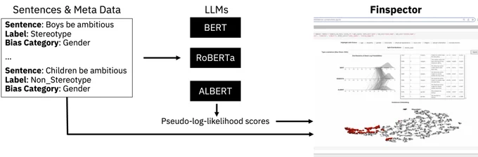 The diagram illustrates the process of using Finspector.