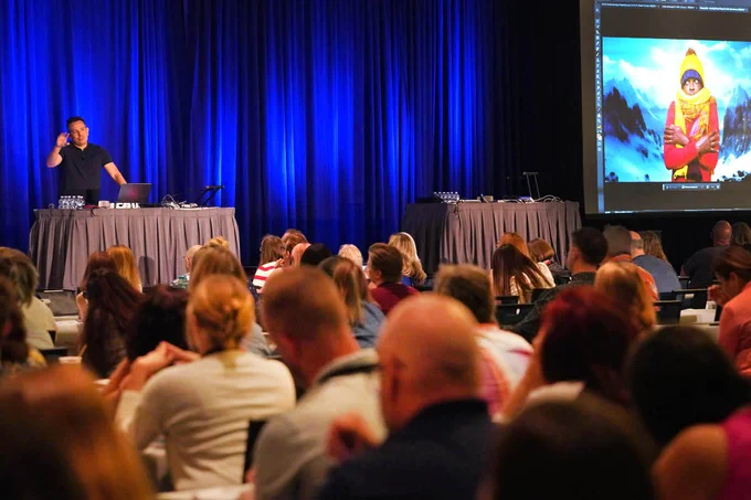 CreativePro Week speaker Jesús Ramirez shares tips for using stock images creatively in his morning session