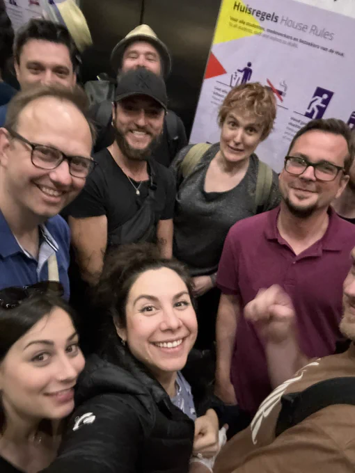 Elevator selfie