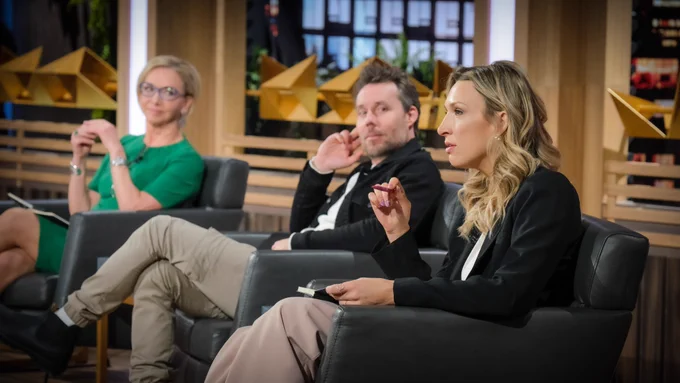 Christiane Germain, David Côté et Judith Fetzer