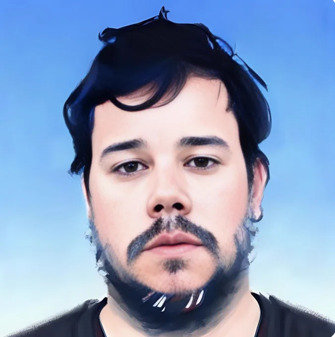 Drawing of Aran Mathai