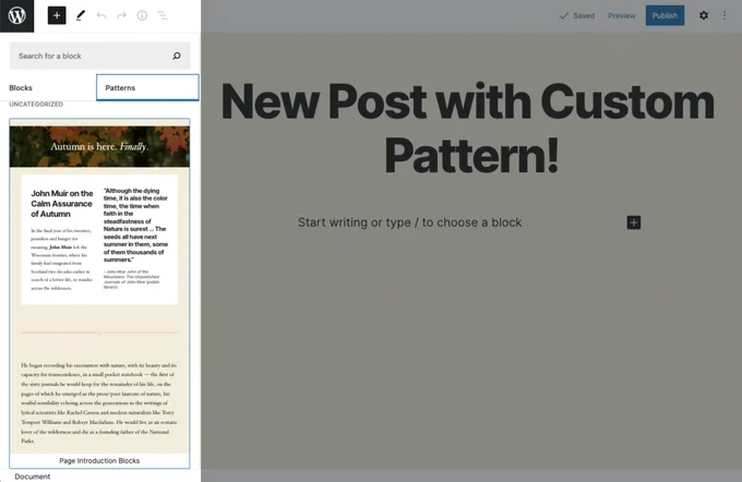 Elevate Your Website Design with Block Patterns