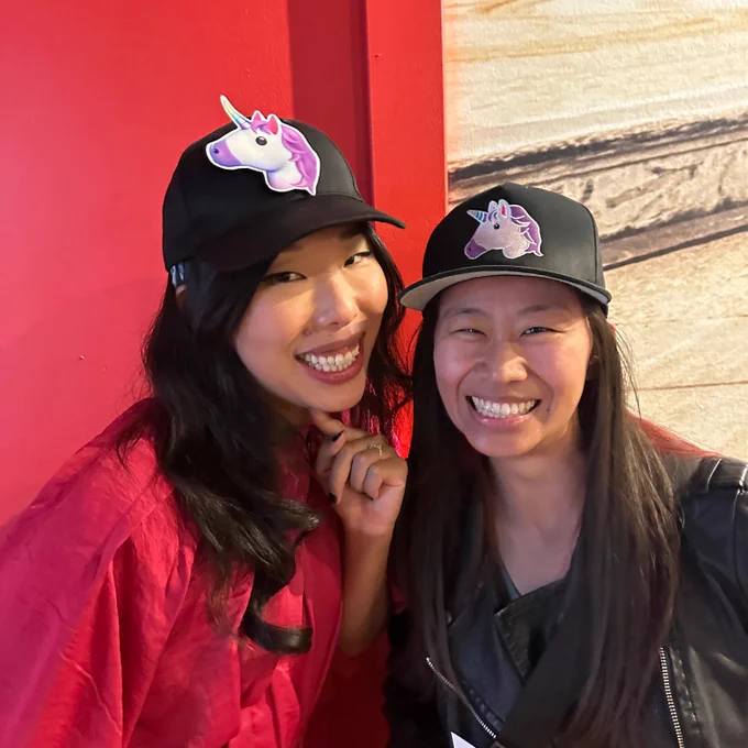 I made a "unicorn-cap" so people could be Mikaela look-a-likes