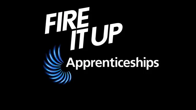 Fire it up, Apprenticeships logo
