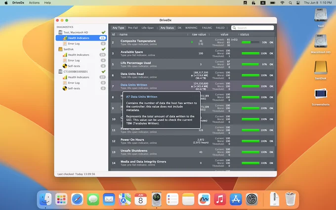 DriveDx 1.12 for Mac