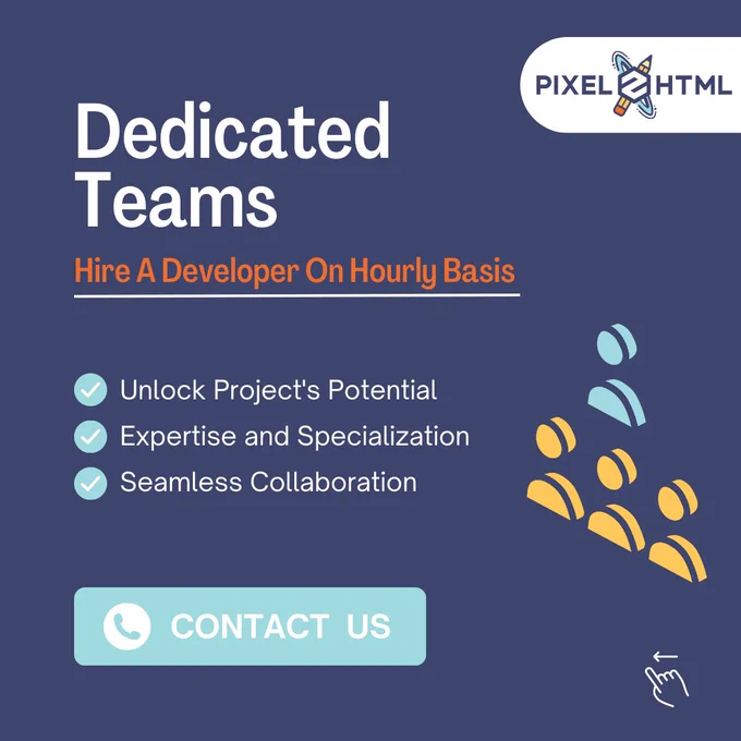 Dedicated Team Services by Pixel2HTML
