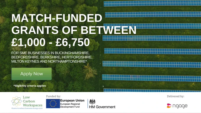 Low Carbon Workspaces Grant 