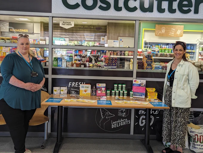 Photo shows Claire and Zoe from Carer Links