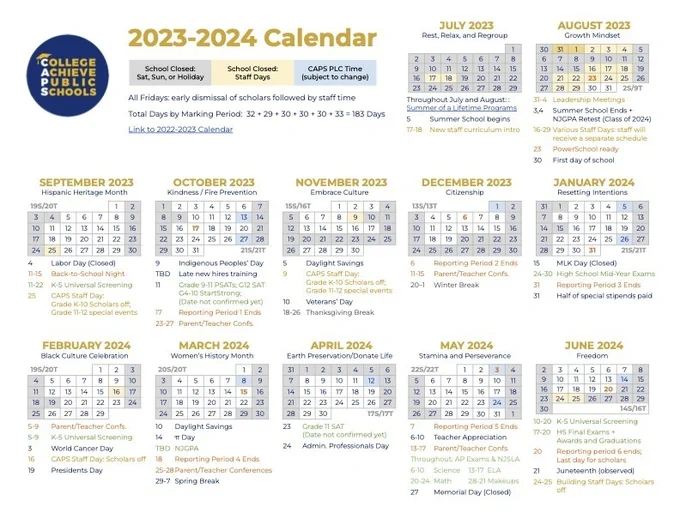 2023-24 Calendar