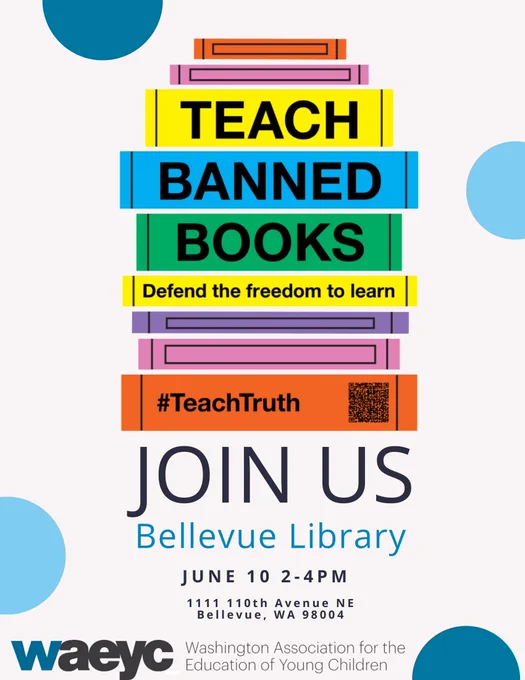 flier for Bellevue Library event