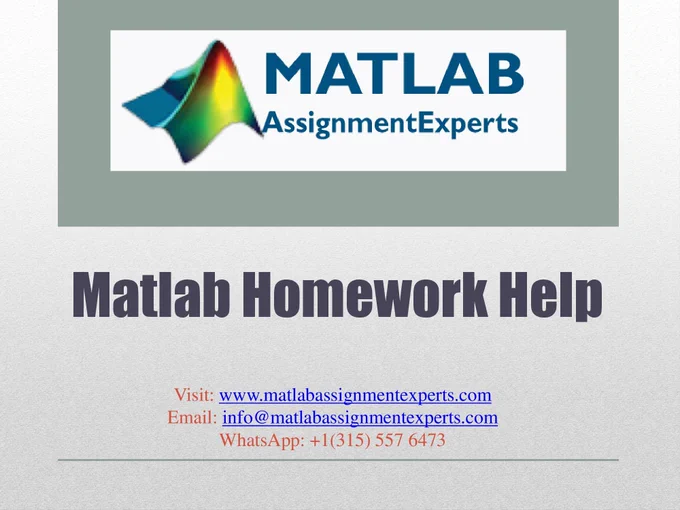 Matlab Homework Help
