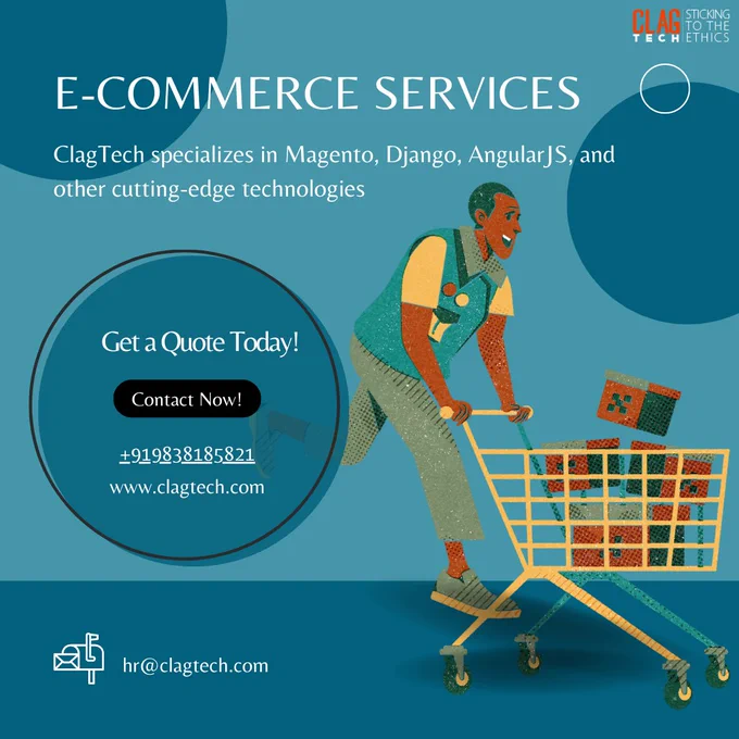 Ecommerce services by ClagTech pvt ltd, an IT solutions company in Lucknow