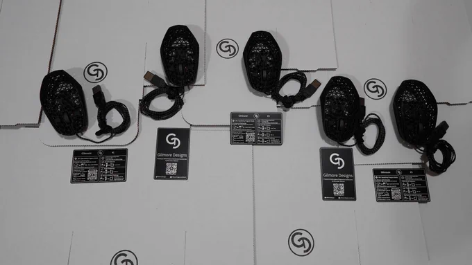 Gilmore Designs Gilmouse 26g lightweight performance gaming mouse