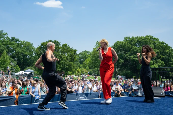 Betty Who performs at the White House.