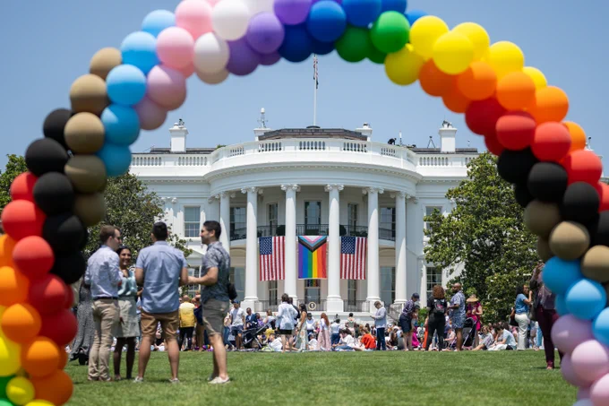 President Biden and the First Lady host a Pride celebration at the WHite House.