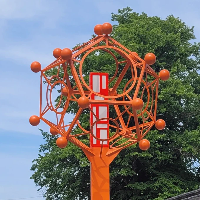 Dodecahedron Sculpture - Kirby Engineering 