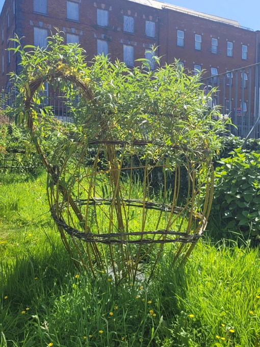 Willow sculptures by Lynn Kirkham