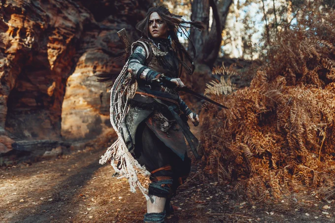 Skunk/Snoo as Freya from God Of War Ragnarök photo by eosAndy