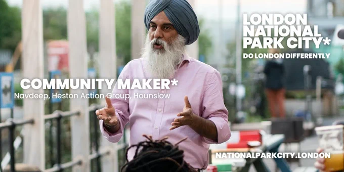 Navdeep, Community Maker, National Park City and Heston Action Group