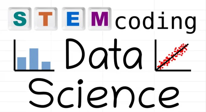 The STEMcoding Data Science logo