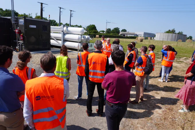 Visite du projet Flores de GRDF sur METHAMAINE