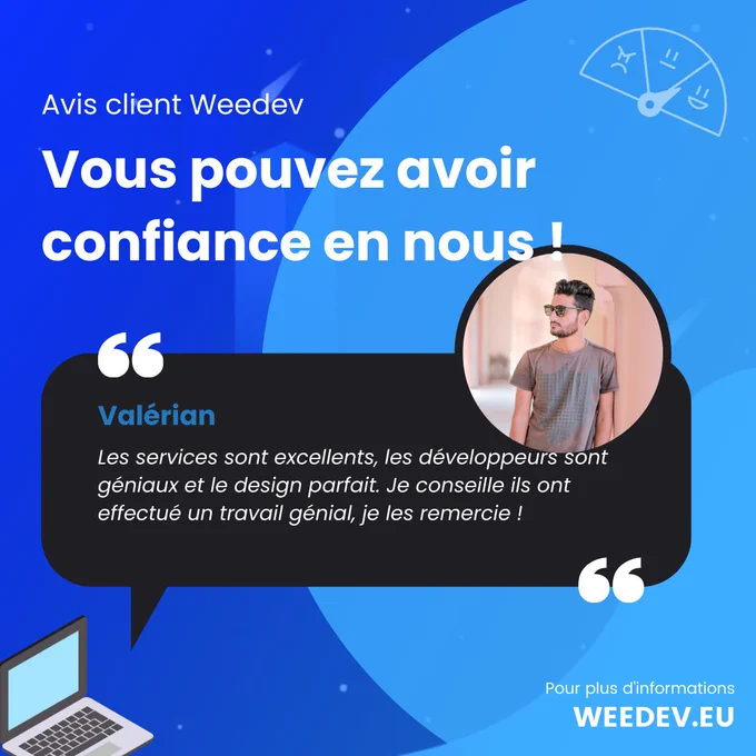 Avis client Weedev