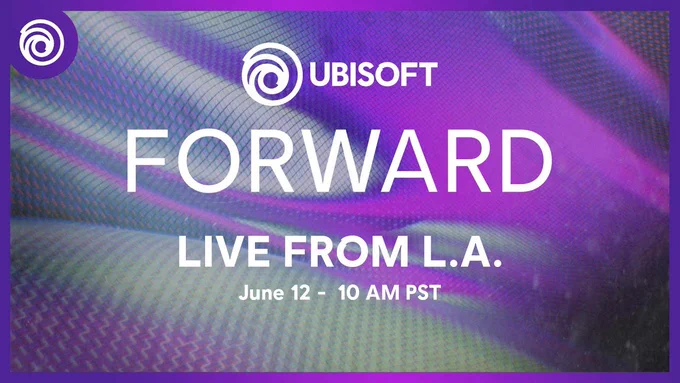 Logo du Ubisoft Forward avec la date/heure de la conférence