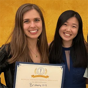 Brittany Vill (left) and Joanne Chan (right) 