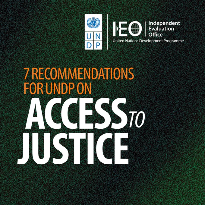 7 recommendations for UNDP on access to justice