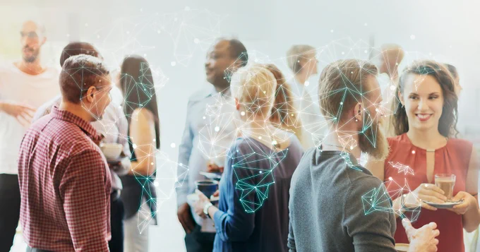 A networking event