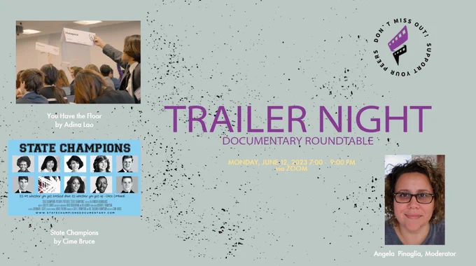 This month's featured films: #YouHavetheFloor by Adina Lao and #StateChampions by Cime Bruce. 