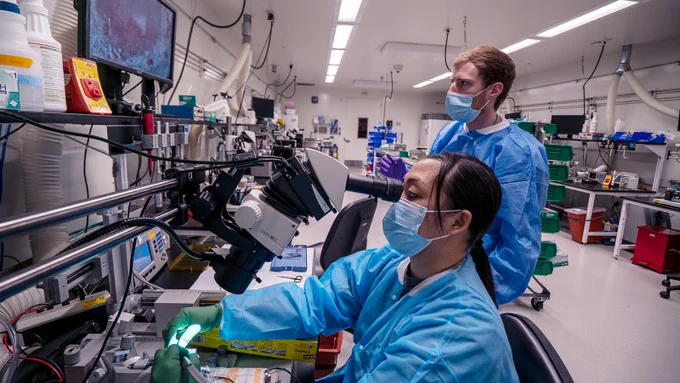 Researchers from the Allen Institute for Brain Science.
Photo by Erik Dinnel, Allen Institute.