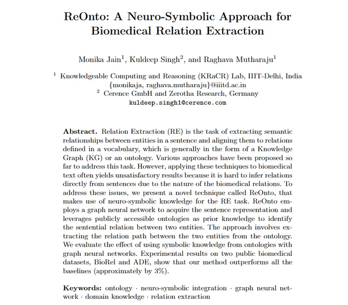 ReOnto: A Neuro-Symbolic Approach for Biomedical Relation Extraction.

#graph_neural_networks
#relation_extraction