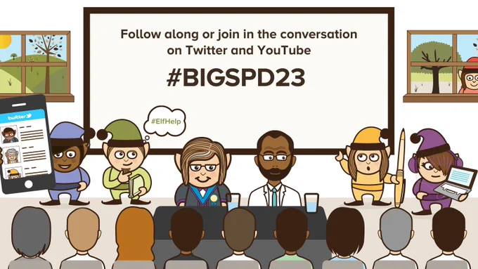 Follow along or join in the conversation on Twitter and YouTube #BIGSPD23