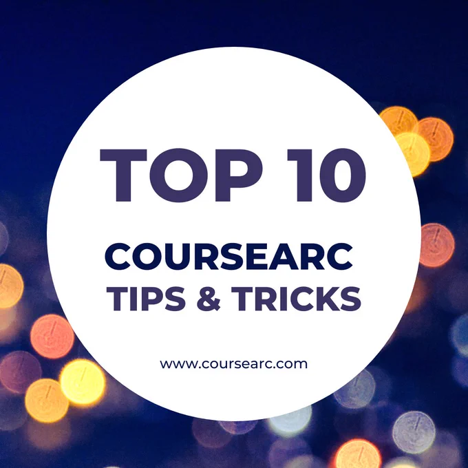 Image with text reading Top 10 CoursdeTips and Tricks