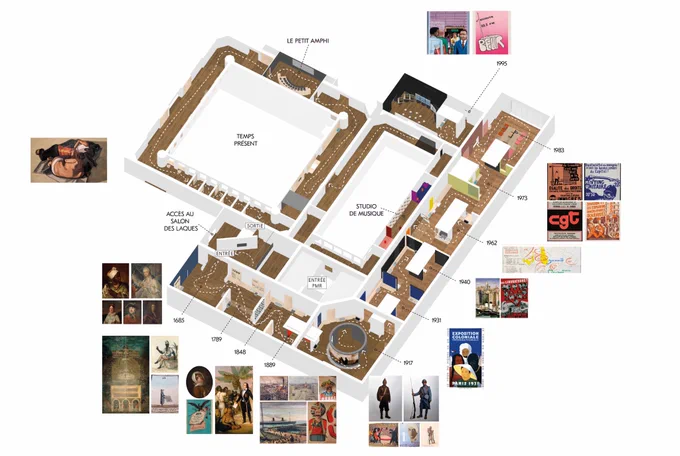 Plan du nouveau musée national de l’histoire de l’immigration