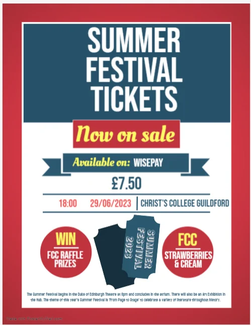 A poster for the Summer Festival