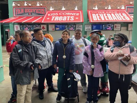 Students went to the Fenway Learning Lab! 