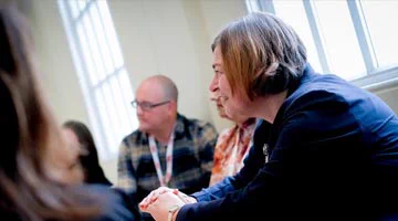 CIPR members in a classroom environment.