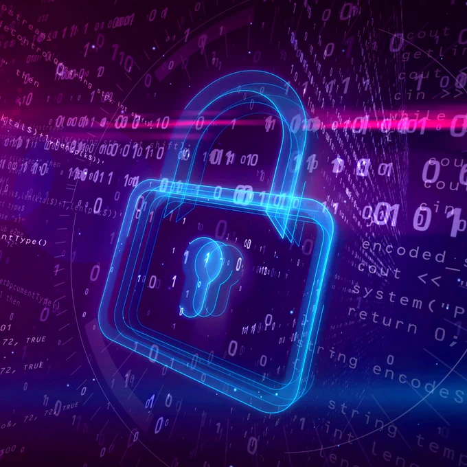 visual representation of a padlock and code to represent digital privacy
