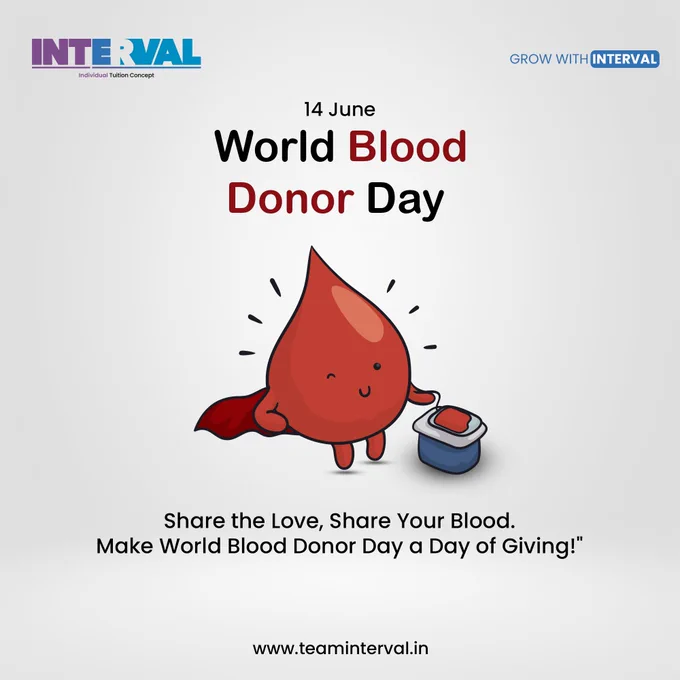 world blood donor day | Team Intetval | Grow with interval