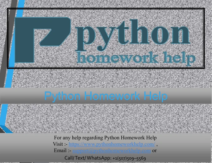 Python Homework Help