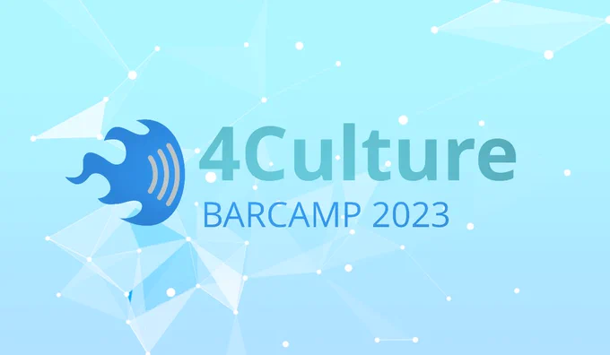 Banner 4Culture Barcamp 2023: 3D-Forschungsdaten für das materielle Kulturerbe