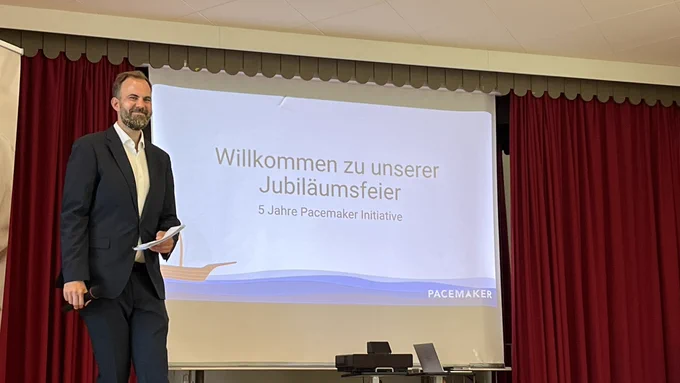 Eröffnung der Pacemaker-Jubiläumsfeier mit Kolja Brandstedt und Inga Cordes